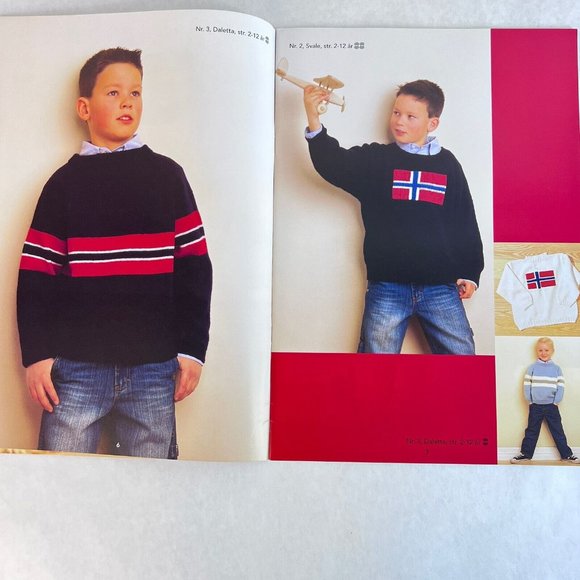 Dale Of Norway Knitting Pattern Book Girl Boy Doll NR 140 Norwegian DaleGarn - Picture 4 of 9